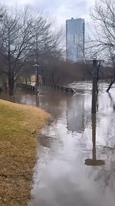 Can you tell I’m new to Houston? 😅 Took this video yesterday of Buffalo Bayou, my first time seeing so much under water here! It really makes it apparent how important knowing the weather is around here!! And ofc FOX 26 Houston has ya covered on that. Download the FOX Local app on your tv and flip it on in the morning to make sure you don’t *literally* run into flooding like I did 😂 (Then ofc at night to see me 😜 ) | Abigail Dye