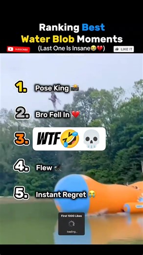 Top Water Blob Funny Moments | Best Ranking Compilation