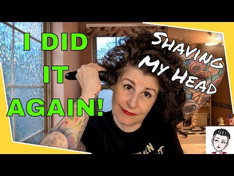 Senior Woman Rocks A Buzzed New Look: Bold Head Shave Transformation!