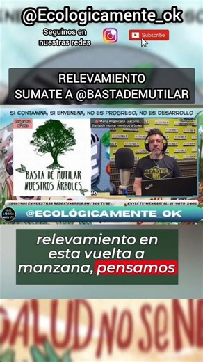 ‪@bastademutilar‬ RELEVAMIENTO URBANO: CONOCER LOS ÁRBOLES DE TÚ MANZANA ES CUIDARLOS.