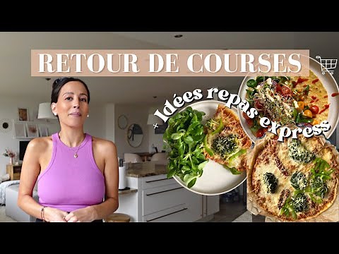 🛒 RETOUR DE COURSES La fourche + Idées Repas Express | ANIBELLIE