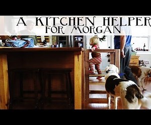 A Kitchen Stool for Toddlers