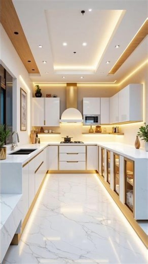 interior kitchen lighting Design ⚡ electrical work 🔌