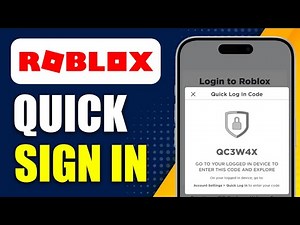 How To Use Quick Sign In On Roblox | PC, Mobile, PS5, PS4 & Xbox