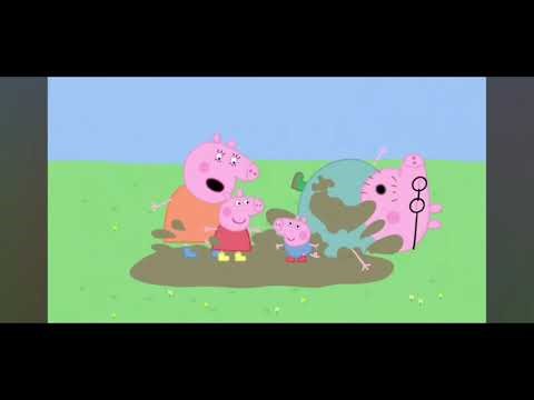 Stinky Pete punches Daddy pig 5
