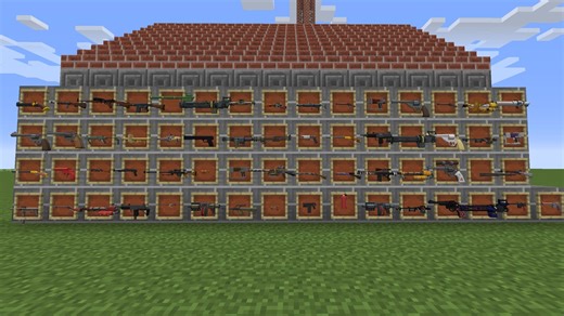 我的世界hbm核科技模组全枪械展示