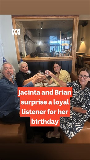 Isn't this the cutest surprise 🤩 When Alisha reached out to Jacinta and Brian to surprise her mum Terri for her birthday, they couldn't say no. Watch the moment they make her dream come true! Tune in to Saturdays with Brian Nankervis and Jacinta Parsons on 774 ABC Radio Melbourne or on ABC listen: https://ab.co/ABCListenApp #774ABCMelbourne | ABC Melbourne