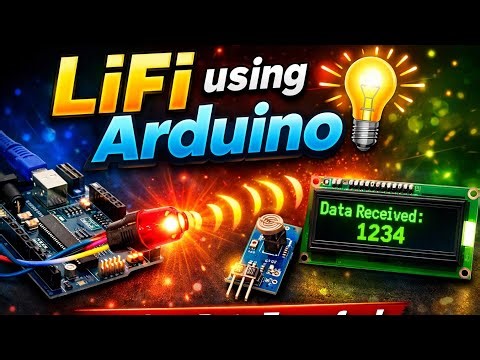 LiFi Arduino Project 🔥 Wireless Data Transfer using LDR & LCD I2C | Beginner Friendly