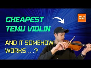 Cheapest Violin From Temu Might Surprise You: My Honest Review
