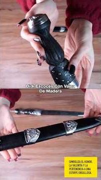 ⚔ Dirk Escocés con Vaina de Madera – Tradición Highland y Elegancia Ancestral ⚔