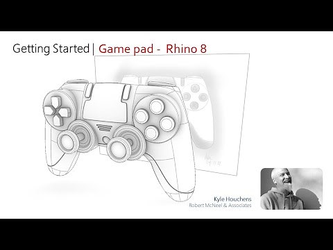 Getting Started Rhino 8 - Build A Game controller with SubD, Shrinkwrap, Push Pull