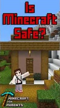 Is Minecraft Safe? 👀 Quick Parent Guide #shorts