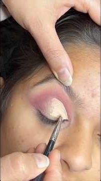 Half cut crease eye makeup tutorial ✨