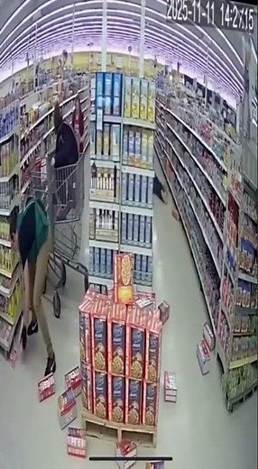 CRASH in Aisle 5! 😂 Security Cam Catches MEGA Box Stack Fail! 🛒🚨