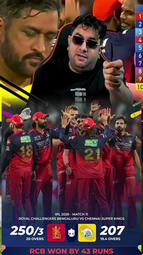 "Tim David 70 (25) 🔥 nightmare for CSK 😱#rcbvscsk #ipl2026 #ipl #csk #rcb"