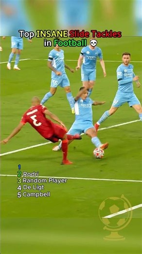 Top INSANE Slide Tackles in Football 💀