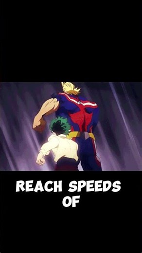 Prime All Might's speed? #anime #mhacommunity #myheroacademia