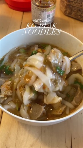 Kop Piak Noodles: A Homemade Culinary Journey