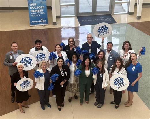 Where's the best hospital system in Florida? Hint: It has sites in Daytona Beach area