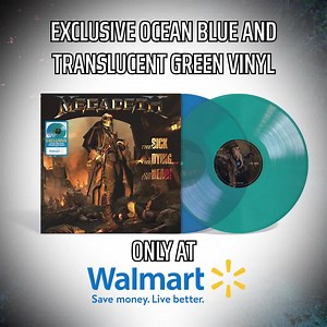 33K views · 1.8K reactions | Our new album The Sick, The Dying… And The Dead! arrives in one month. Pre-order it now on limited edition Ocean Blue and Translucent Green Vinyl, exclusively from @walmart here: megadeth.lnk.to/sickdyingdead/walmart | Megadeth | Facebook