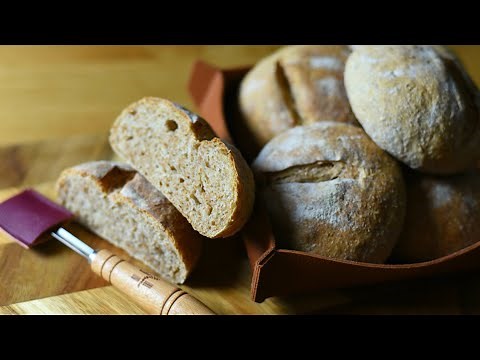 Crusty Rustic Bread Rolls - Matin's kitchen