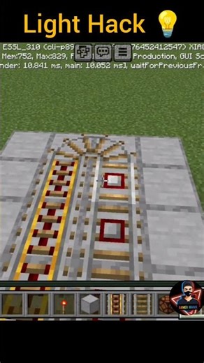 Minecraft light hack😱#shorts