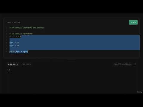 Arithmetic Operators and Strings in Python | Python Basics Explained by || Digital Gyan Hub || ✅