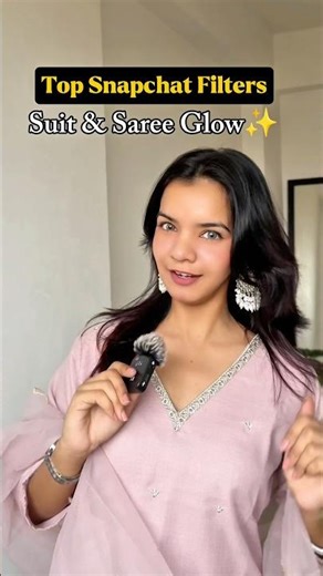 Top Snapchat Filters for Suit & Saree Glow 😍✨ | Learnwithektaa Snapchat Tricks #aestheticedit #dp