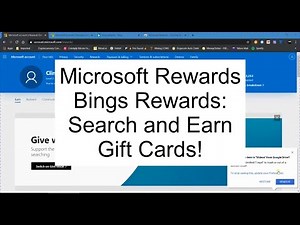 Saving: Bing Rewards - Microsoft Reward System - Earn Free Gift Cards