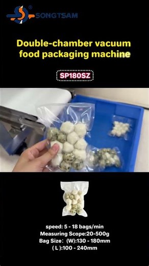 SP180SZ Double Chamber Vacuum Food Packaging Machine