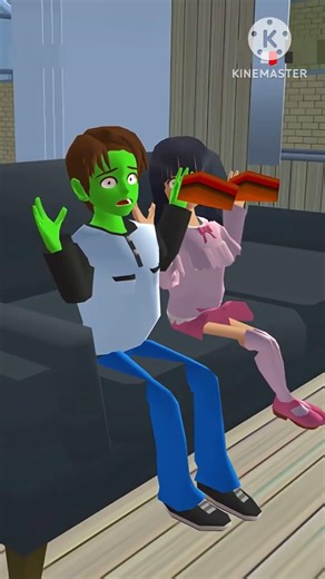 Yuta and Mio fall into a zombie trap#SakuraSchoolSimulator