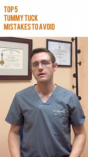 6 comments | Dr. Culbertson shares his Top 5 mistakes tummy tuck...