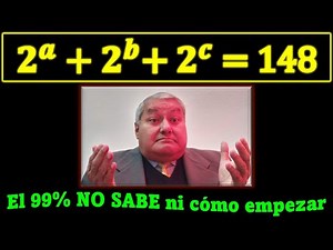 Aprende a Resolver Ecuaciones EXPONENCIALES DE 3 INCÓGNITAS en 5 Minutos