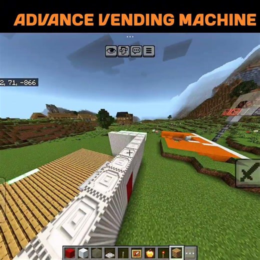 I Built a Real Working Vending Machine in Minecraft🤯#minecraft#minecraftbuild#usa #viral