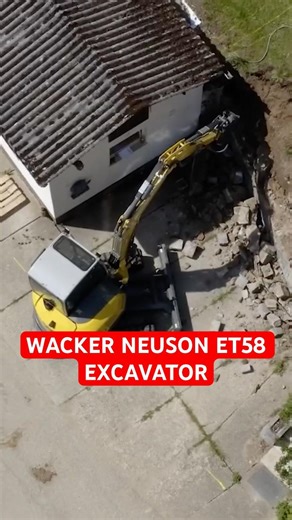 Wacker Neuson ET58 Excavator | Gamka Sales Co #wackerneuson #excavators #allittakes #ET58