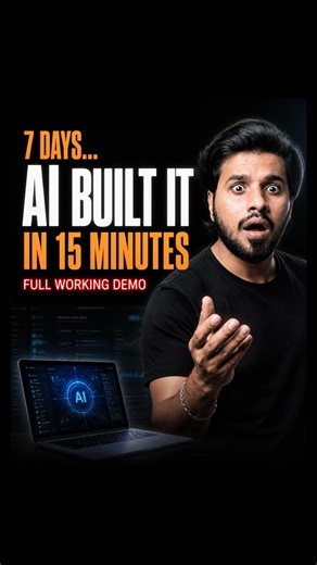 I Spent 7 Days Building This… AI Did It in 15 Minutes
