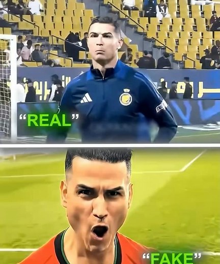 Ronaldo trolls his fake version🥶🤯