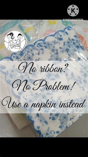 Making a Bow without ribbon/Using Walmart Paper Napkins/Easy DIY