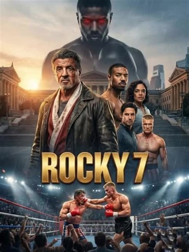 🎬 ROCKY 7 – TRAILER OFICIAL REVELADO 🌟 Estrelando: Sylvester Stallone, Michael B. Jordan 🥊🔥 A lenda sobe ao ringue para o seu último combate. O sino está prestes a tocar… e uma era chega ao fim. Prepare-se para a luta mais emocionante do século! O trailer oficial de Rocky 7 traz Sylvester Stallone de volta ao centro do ringue, mais experiente, marcado pelas batalhas da vida e pronto para encarar seu desafio final. Ao lado de Michael B. Jordan e de uma nova geração de lutadores, ele enfrenta 