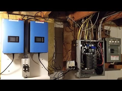 DIY SOLAR SUN GRID TIE INVERTER GTIL2 | How To Install GTIL2 Limiter Sensors To 240VAC Breaker Panel