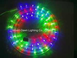 [Hot Item] 110V 220V RGB 4 Wire Round LED DIP Rope Light