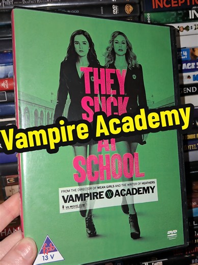 Vampire Academy is a 2014 fantasy-comedy film about a half-human, half-vampire guardian protecting her royal best friend at a hidden boarding school. #film #movie #dvdcollector #dvd #vampireacademy