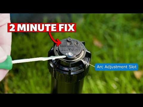 How to Adjust the Arc on Rain Bird 5000 Rotors (Beginner's Guide)