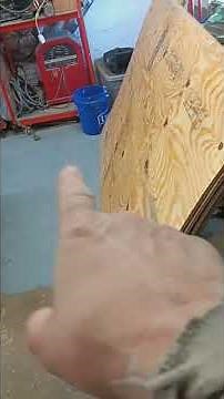 How to straighten warped plywood