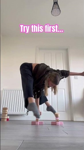 Think you’re ready for a one arm press? Try this first. #acrobatics #acro #shorts #dance