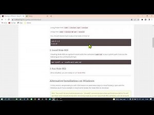 Instalación de Node Red en Windows 10