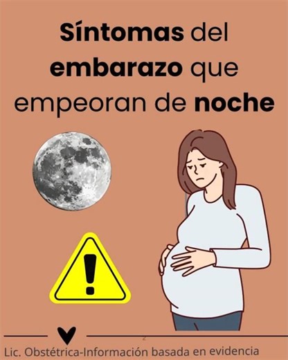 Embarazo, Molestias de noche