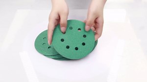 Utoolmart 10pcs Hook and Loop Sandpaper, 5 Inch 8 Hole 60 Grit Silicon Carbide Sanding Discs, Sand Paper Discs for Random Orbit Sander Wood Metal Auto Wet and Dry Polishing