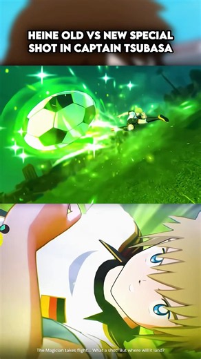 PEAK‼️🤩 Heine‘s Old Vs New Heavenly Shot in Captain Tsubasa Game!😮‍💨 #captaintsubasa