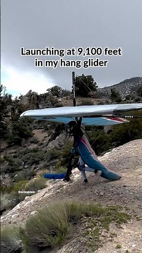 My first ever #hanggliding flight in the Owens Valley last weekend!